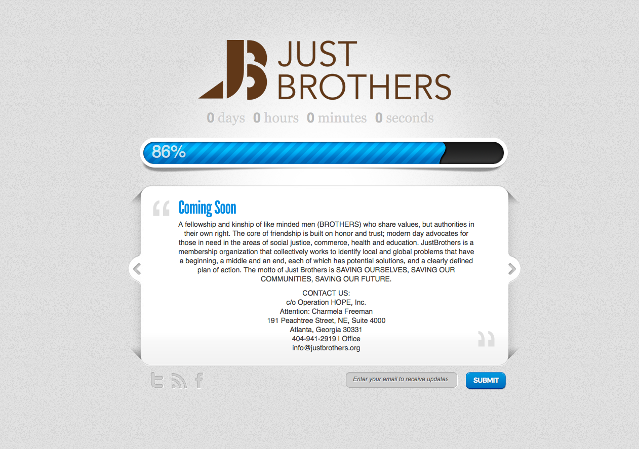 Just Brothers Organization Web Design and Develpoment by Seviant Studios