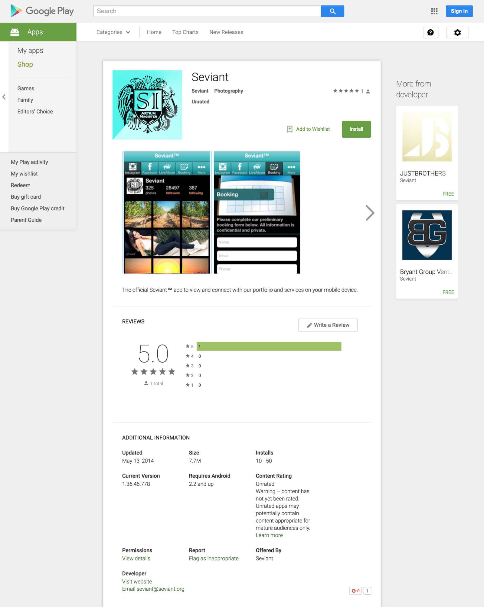 Seviant Studios iOS Android Google Play Store App Development App Design by Seviant