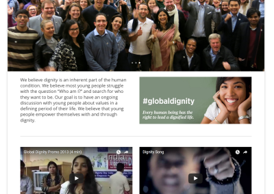 Global Dignity USA Web Design and Development by Seviant Studios Screenshots 02