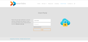 Smartlabs.Technology Client Login Portal