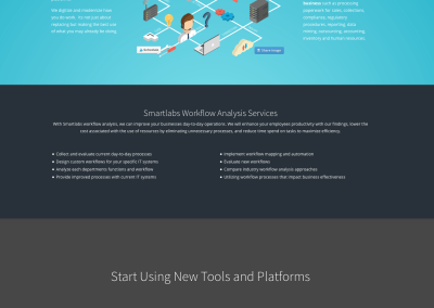 Smartlabs.Technology Workflow Analysis Services Webpage